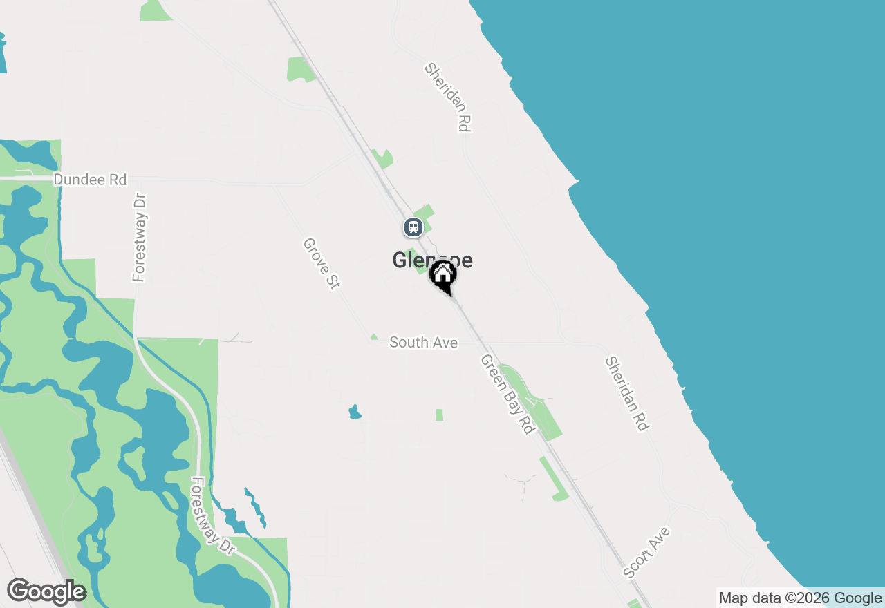 Map of 315 Hawthorn Avenue #E, Glencoe, IL 60022