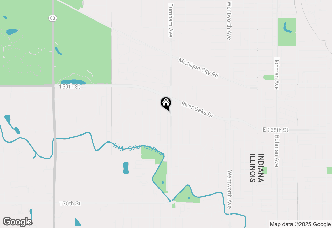 Map of 1295 Greenbay Avenue, Calumet City, IL 60409