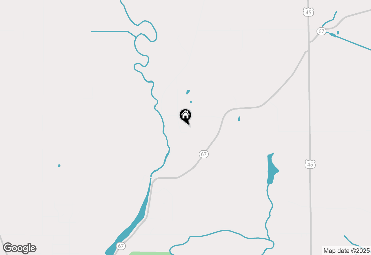 Map of N2019 N River Rd, Campbellsport, WI 53010