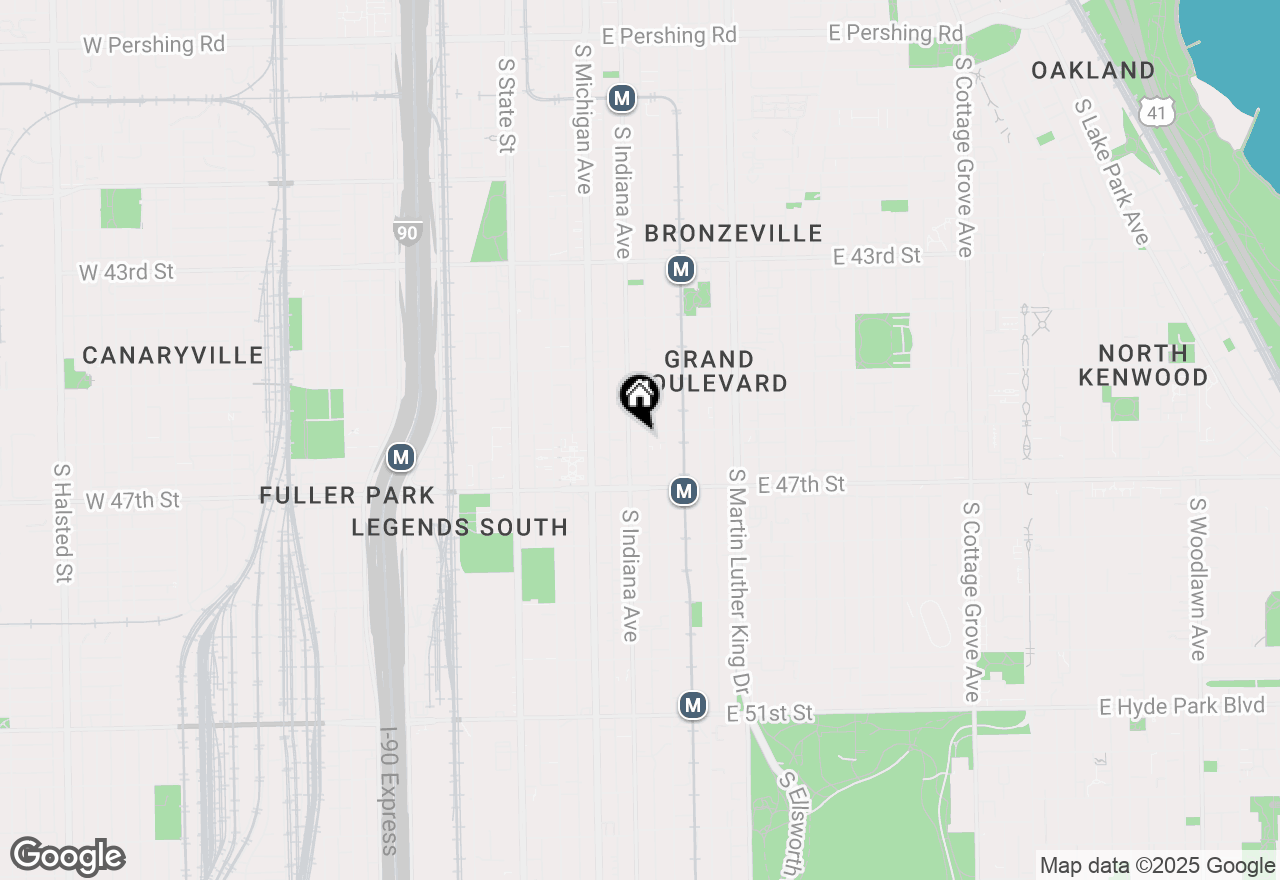 Map of 4601 S Indiana Avenue #201, Chicago, IL 60653