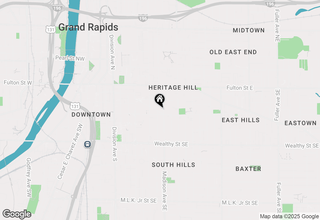 Map of 345 State Street Se #MAIN W-O MEZZ, Grand Rapids, MI 49503