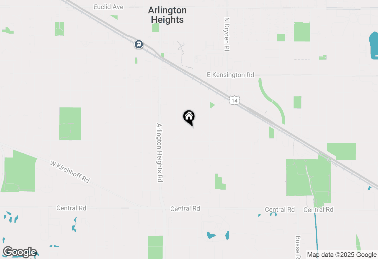 Map of 521 E Mayfair Road, Arlington Heights, IL 60005