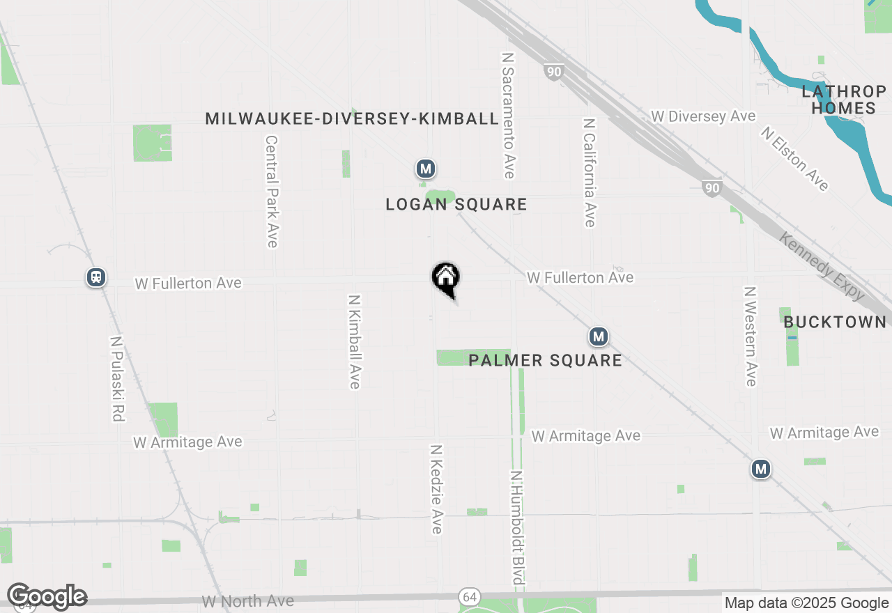 Map of 3144 W Belden Avenue #3, Chicago, IL 60647