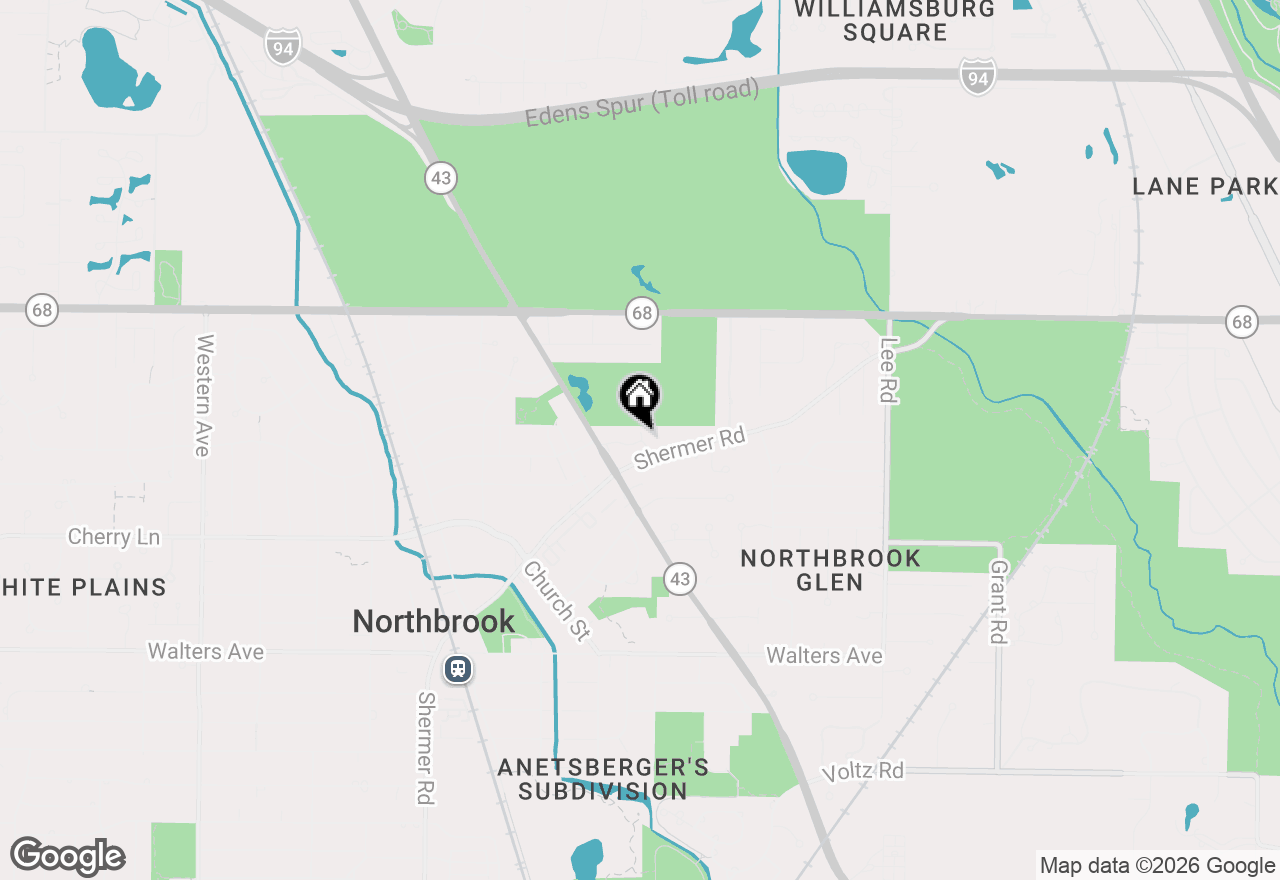 Map of 1060 Shermer Road #25, Northbrook, IL 60062