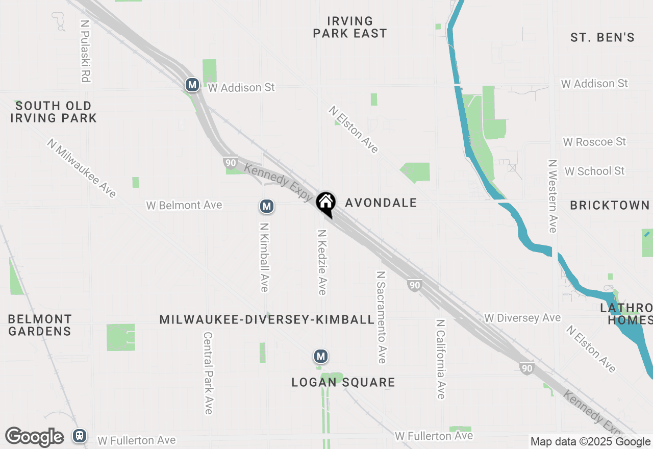 Map of 3113 N Kedzie Avenue, Chicago, IL 60618