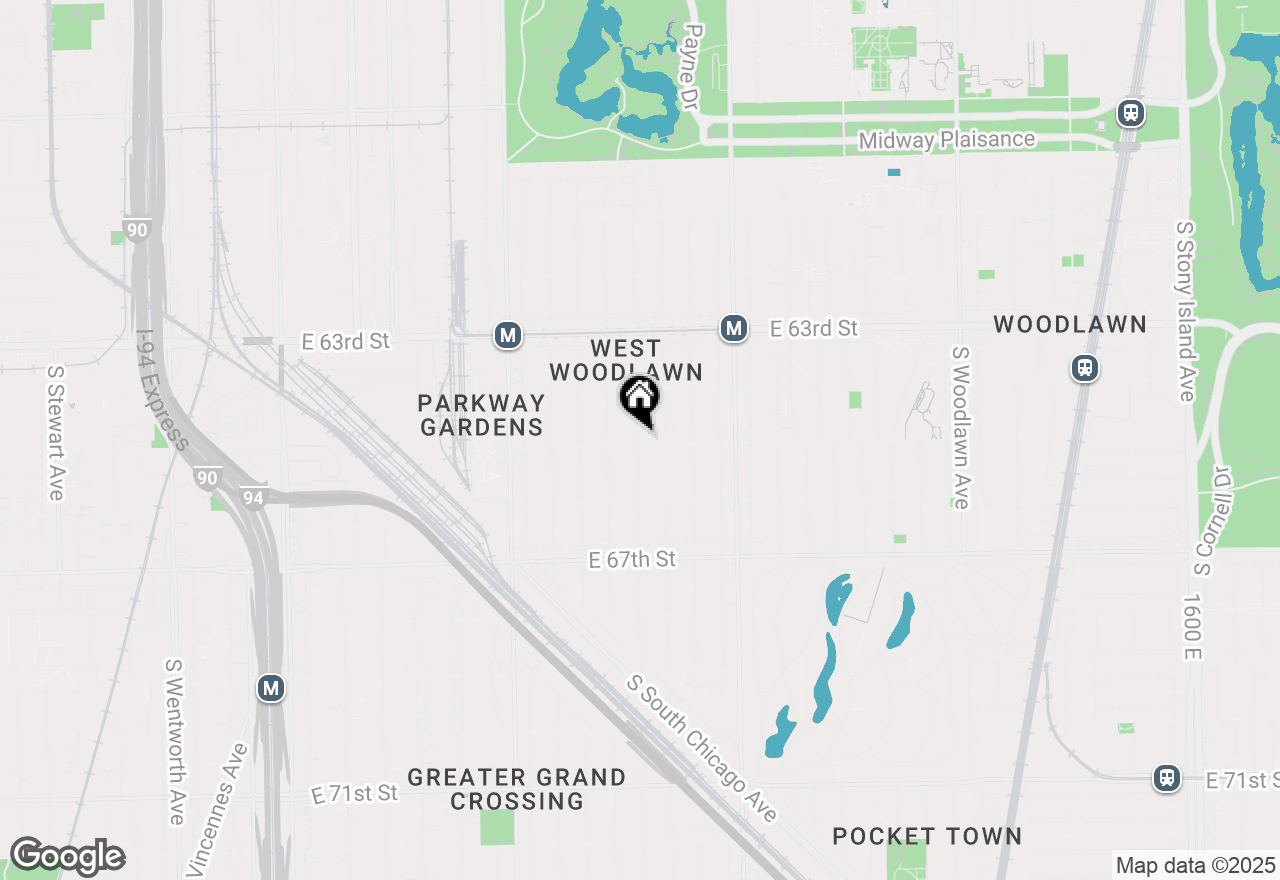 Map of 6454 S Champlain Avenue, Chicago, IL 60637