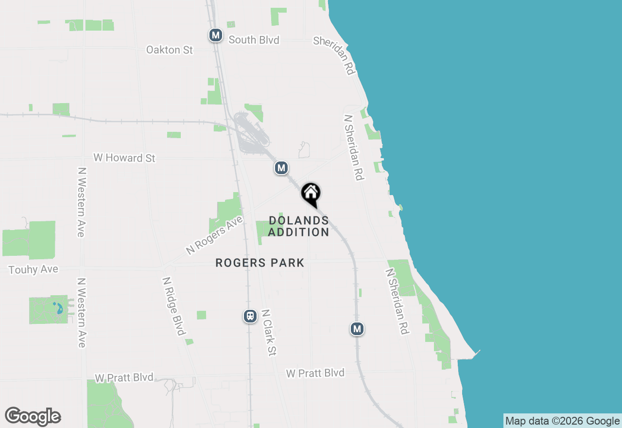 Map of 7367 N Ashland Boulevard #3, Chicago, IL 60626