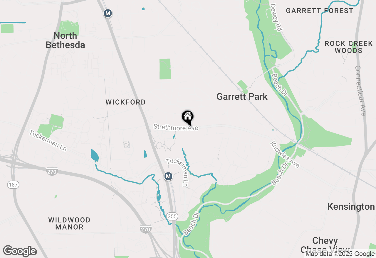 Map of 5024 Strathmore, North Bethesda, MD 20852