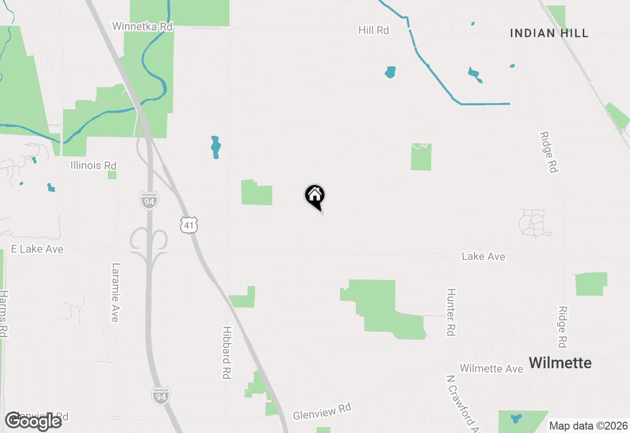 Map of 1011 Mohawk Road, Wilmette, IL 60091