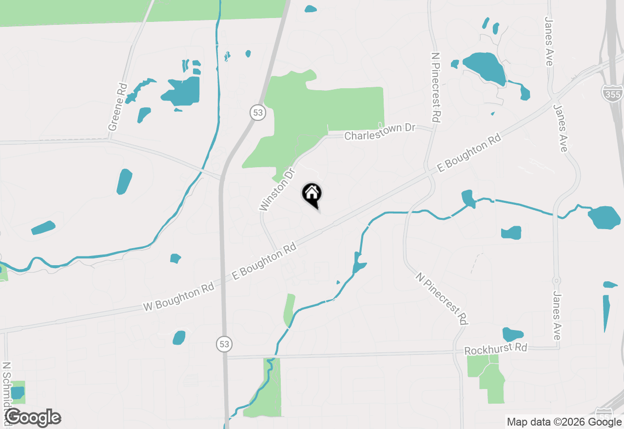 Map of 524 Monroe Road, Bolingbrook, IL 60440