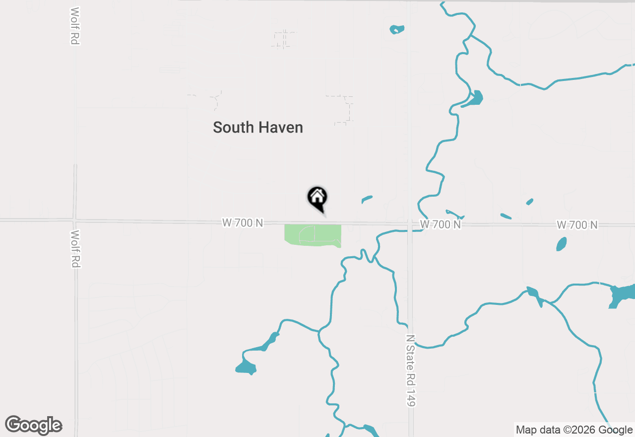 Map of 341 W 700 N, Valparaiso, IN 46385