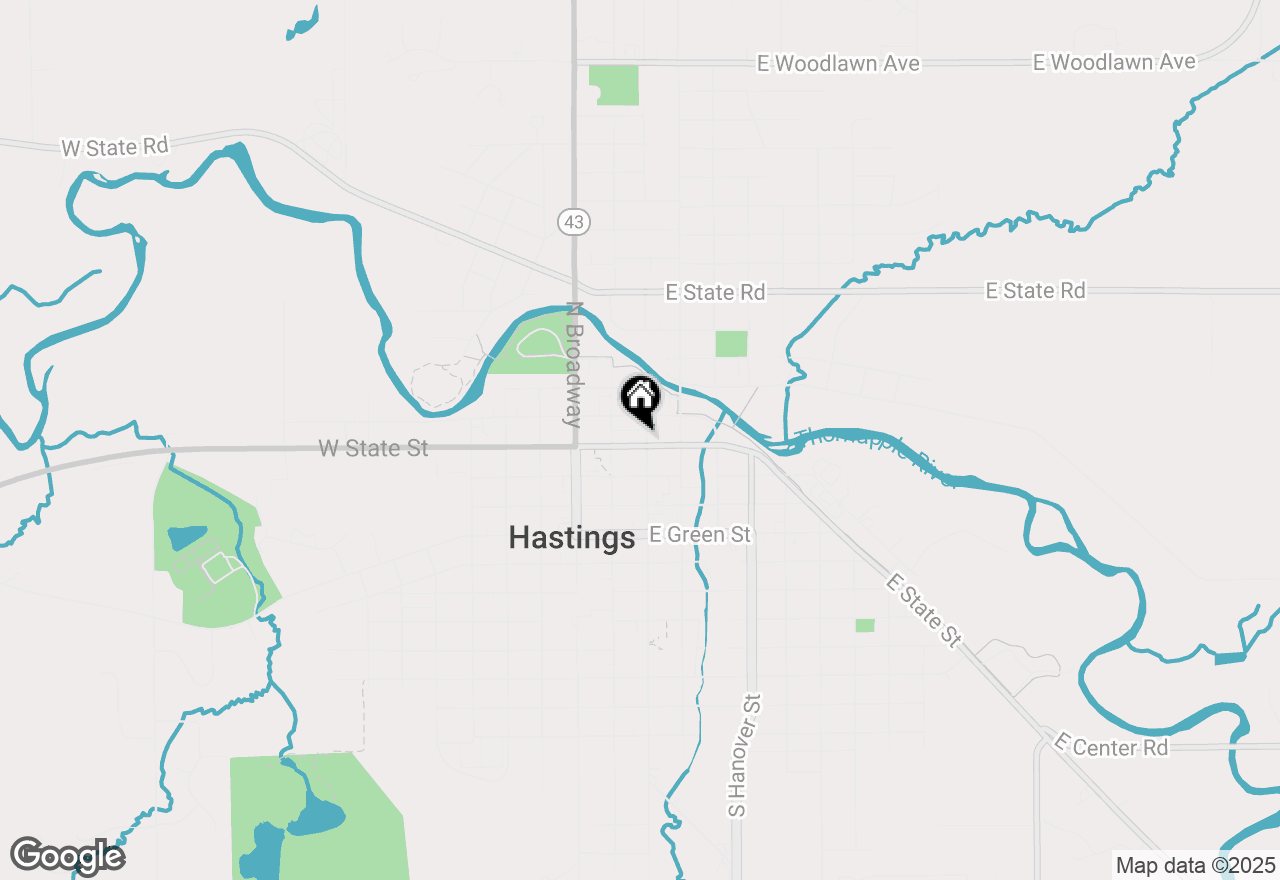 Map of 103 W State Street, Hastings, MI 49058