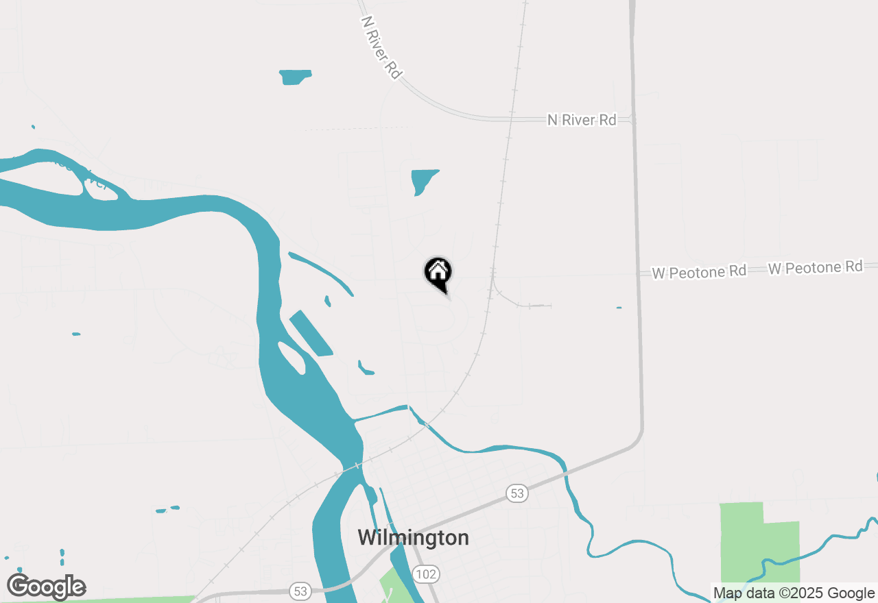 Map of 508 N Circle Drive, Wilmington, IL 60481