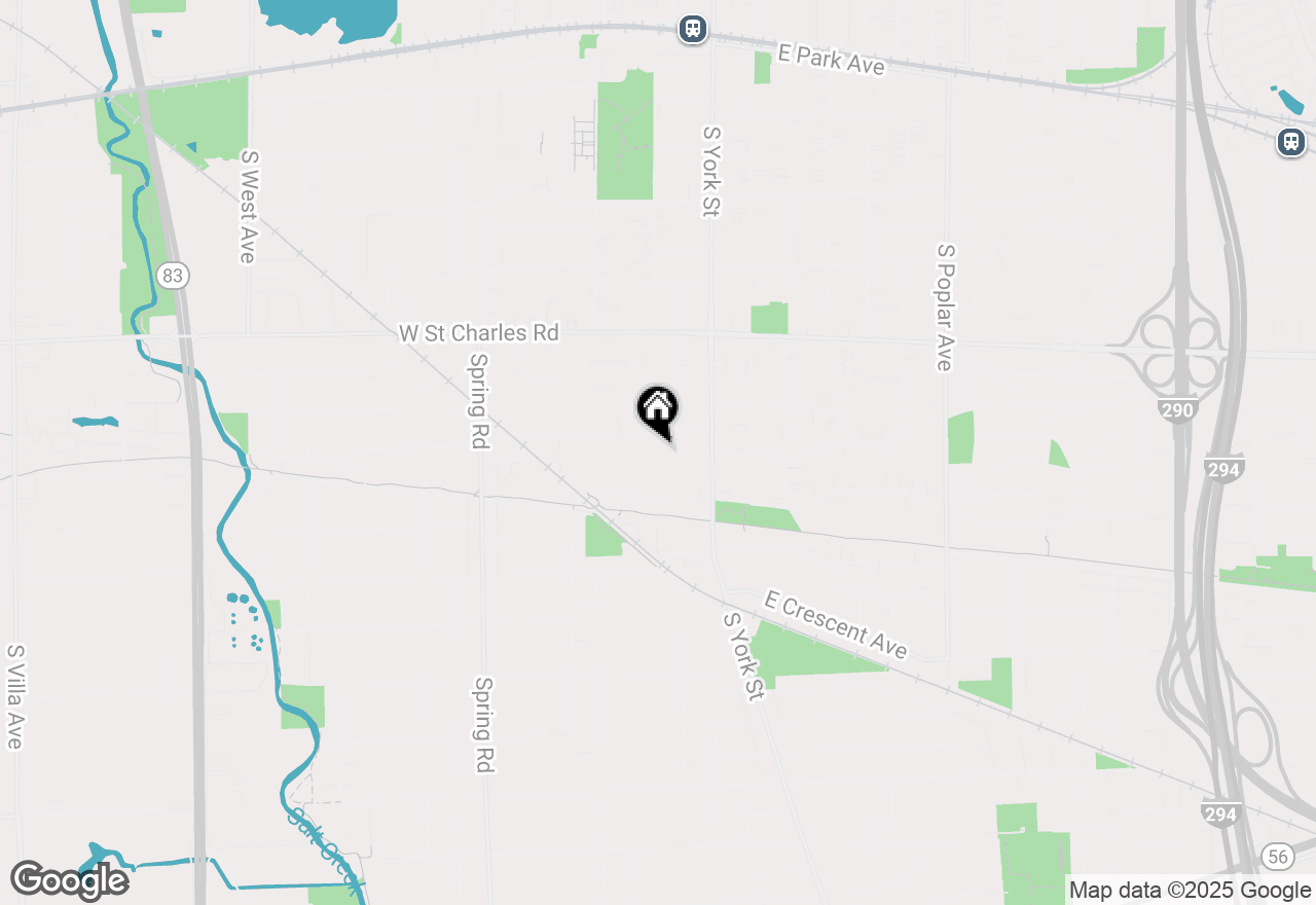 Map of 463 S Cottage Hill Avenue, Elmhurst, IL 60126