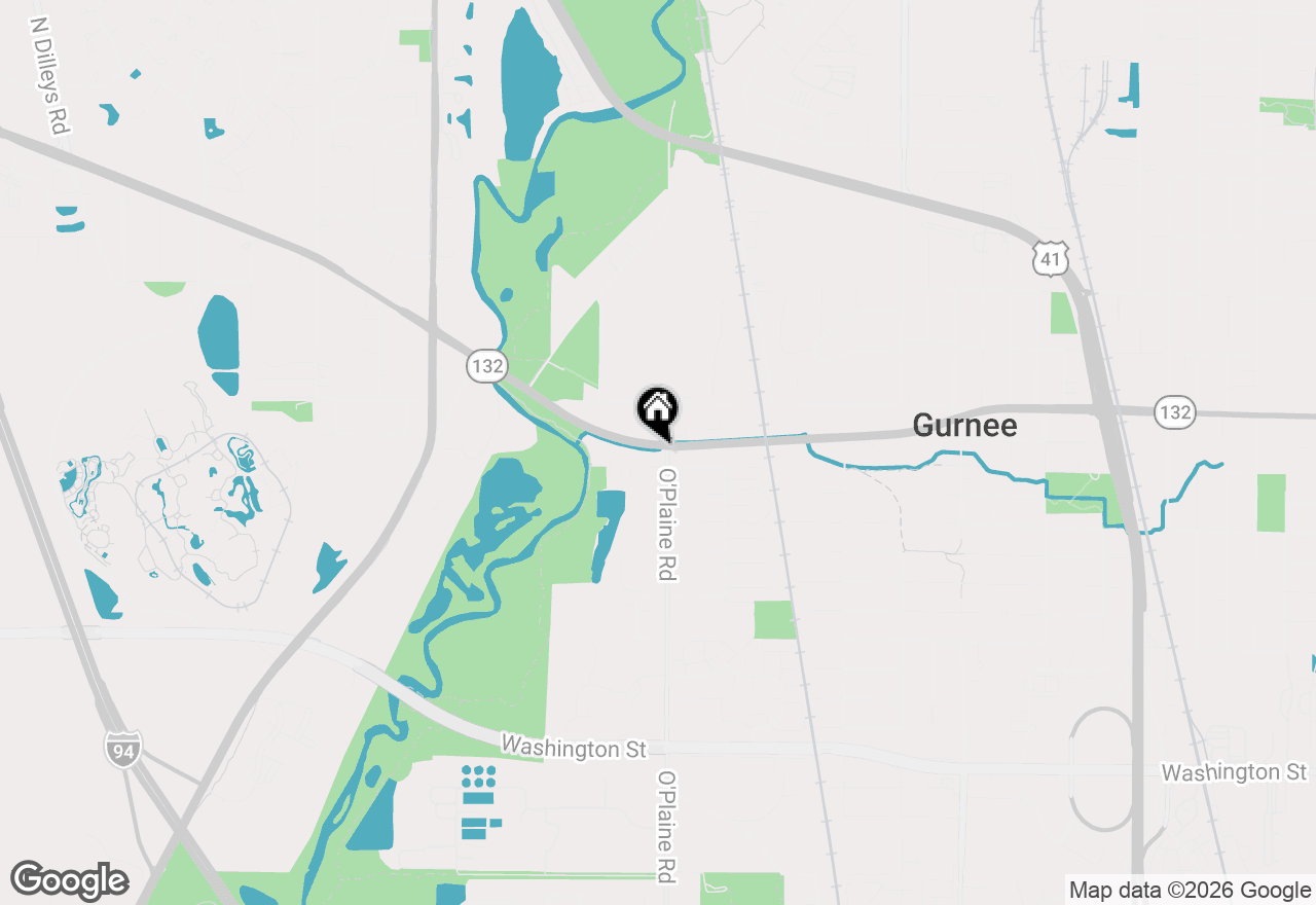 Map of 618 N Oplaine Road, Gurnee, IL 60031