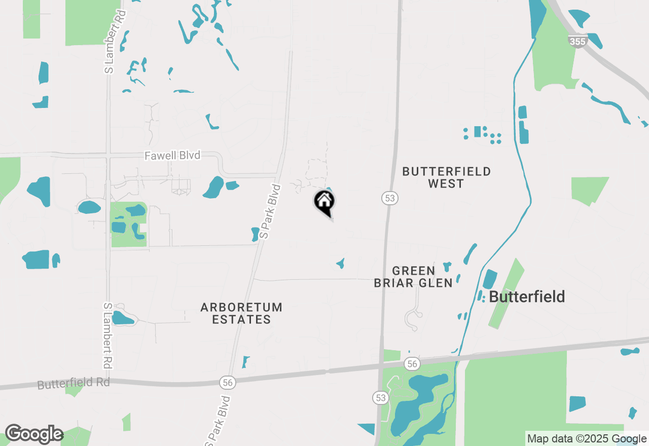 Map of 22W247 Glen Valley Drive, Glen Ellyn, IL 60137