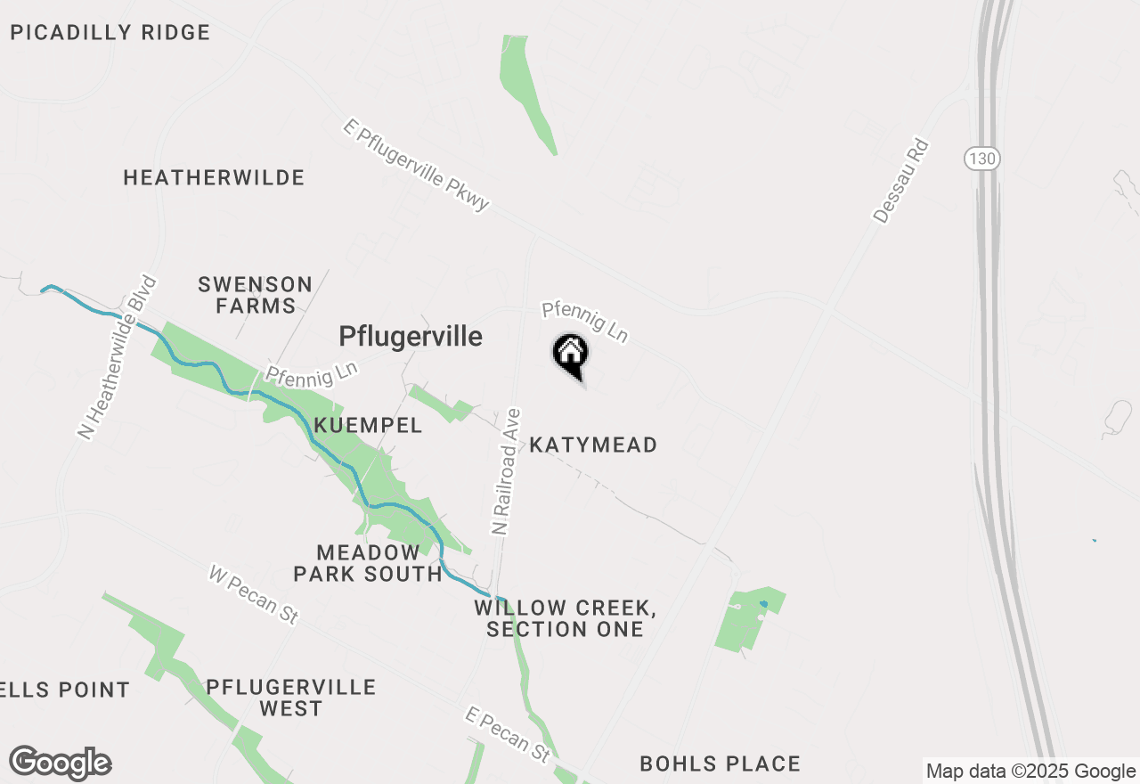 Map of 1249 Rocky Creek Dr, Pflugerville, TX 78660