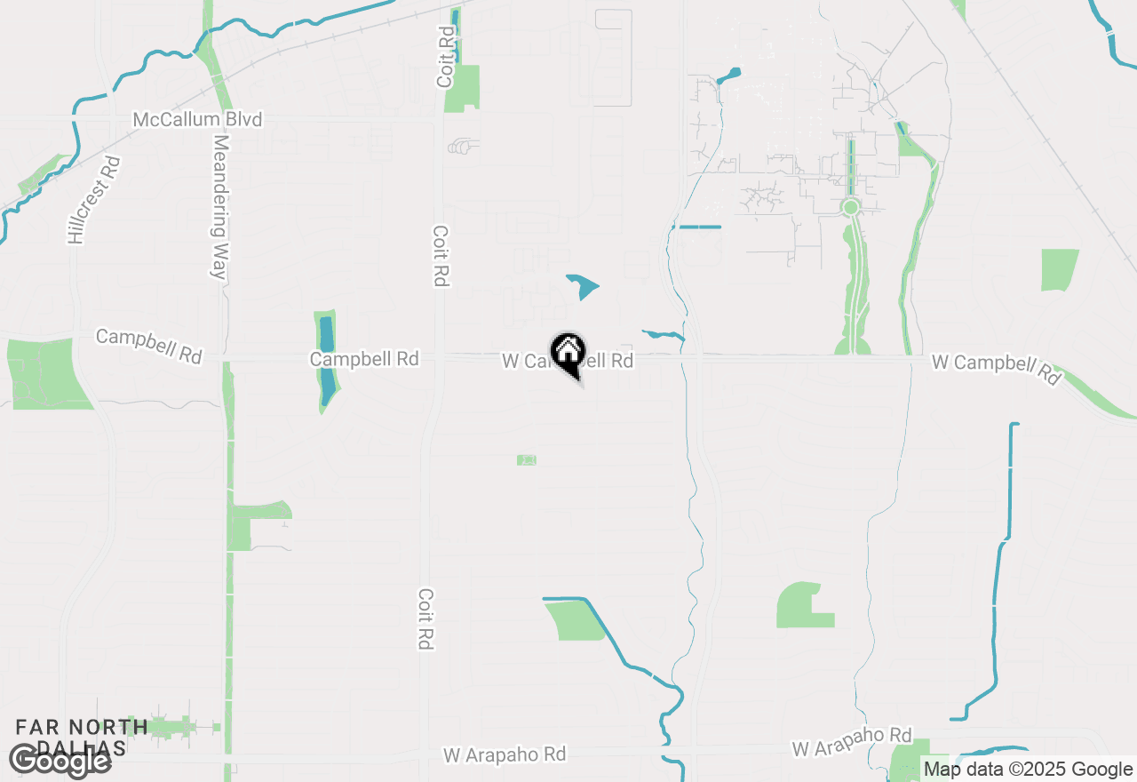 Map of 11 Mimosa Place, Richardson, TX 75080