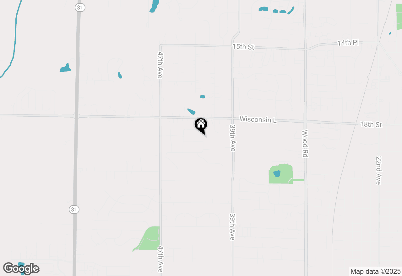 Map of 1914 43rd Ave, Kenosha, WI 53144