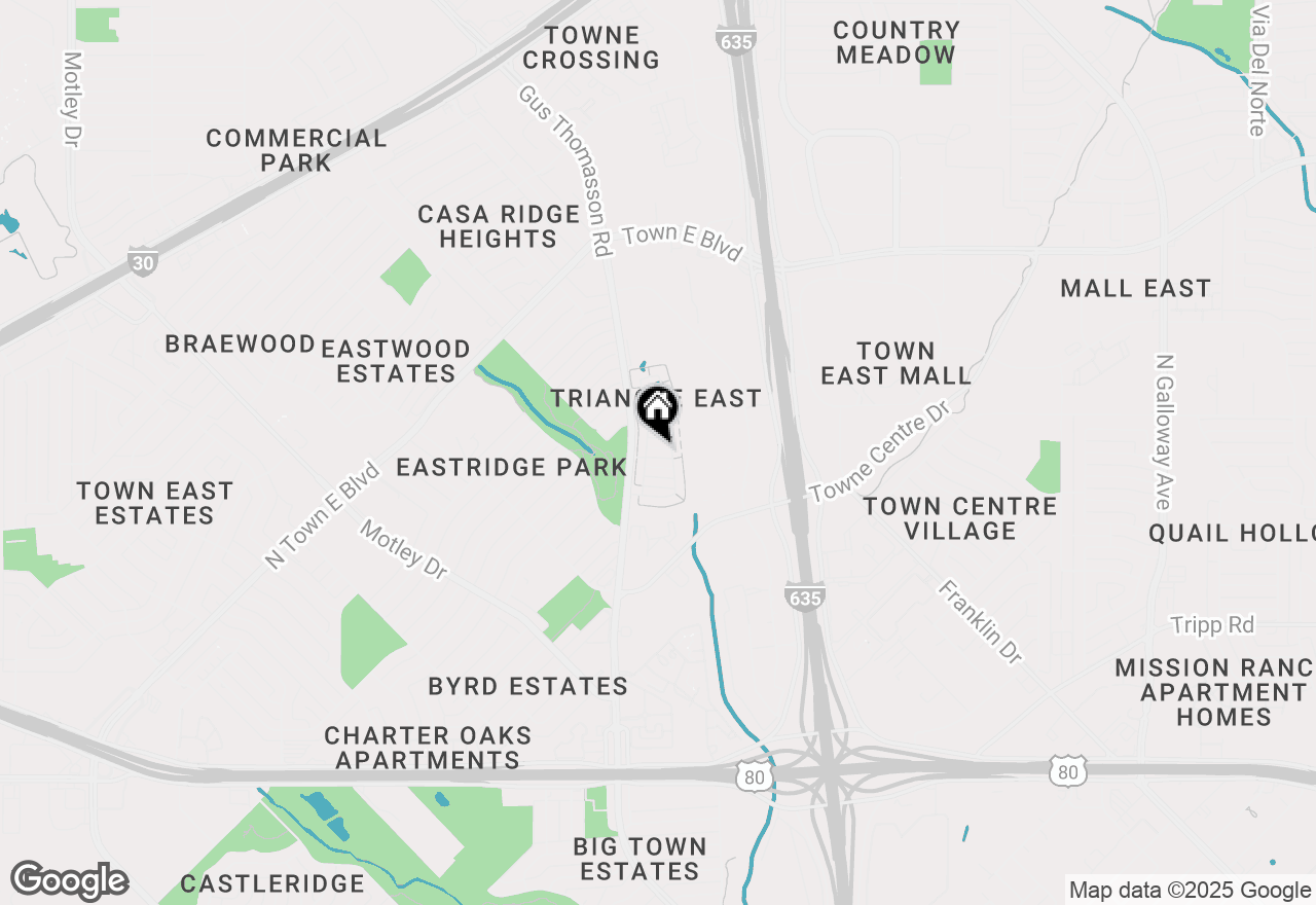 Map of 2917 Bluets Drive, Mesquite, TX 75150