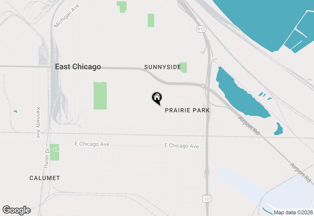 Map of 4313 Arbutus Lane, East Chicago, IN 46312