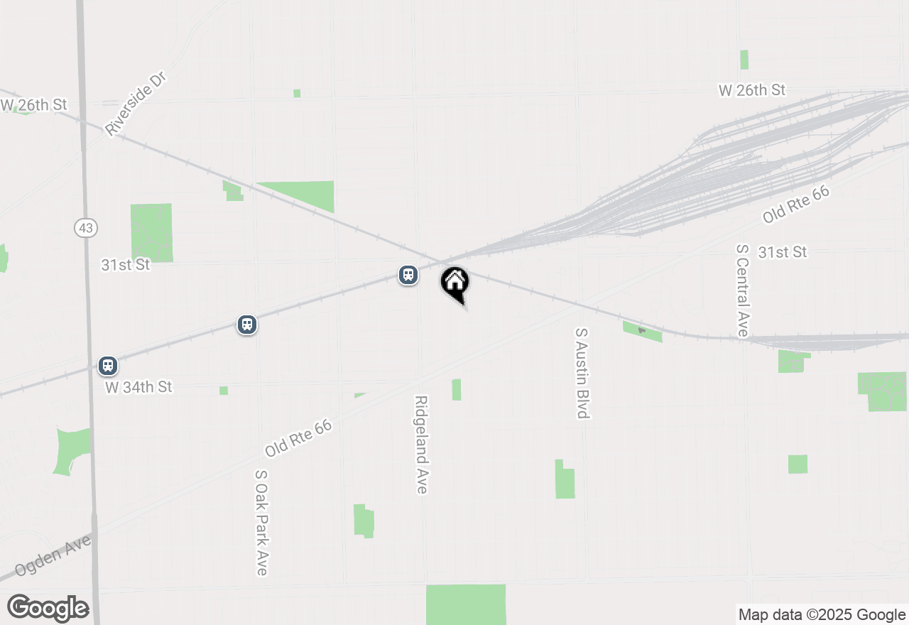 Map of 3214 Highland Avenue, Berwyn, IL 60402