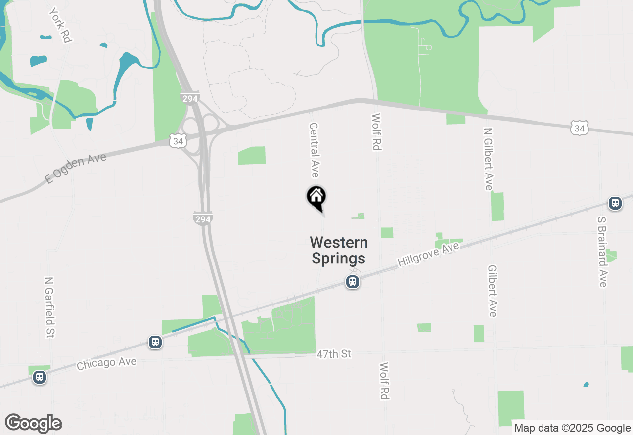 Map of 4206 Central Avenue, Western Springs, IL 60558