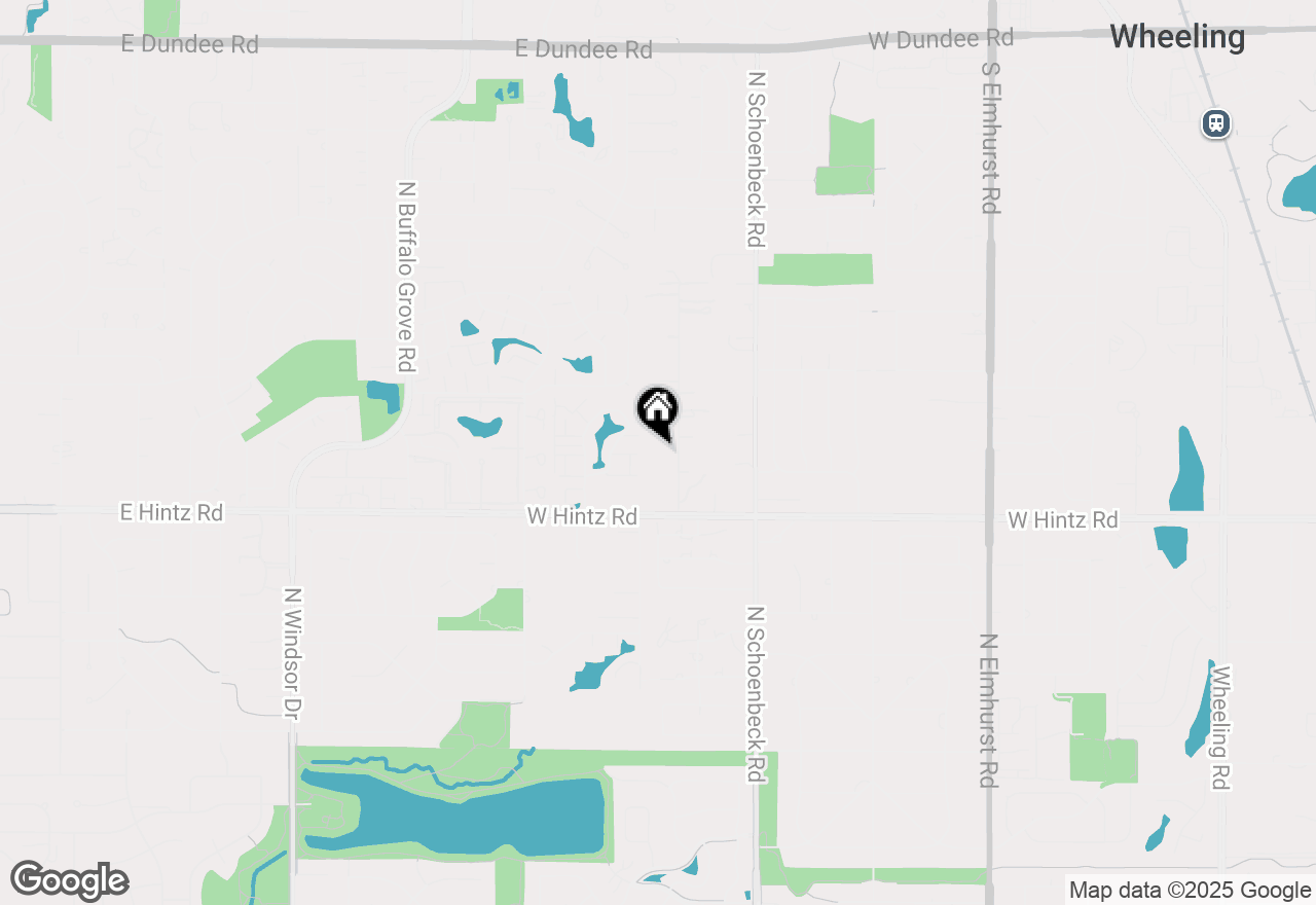 Map of 2812 Jackson Drive, Arlington Heights, IL 60004