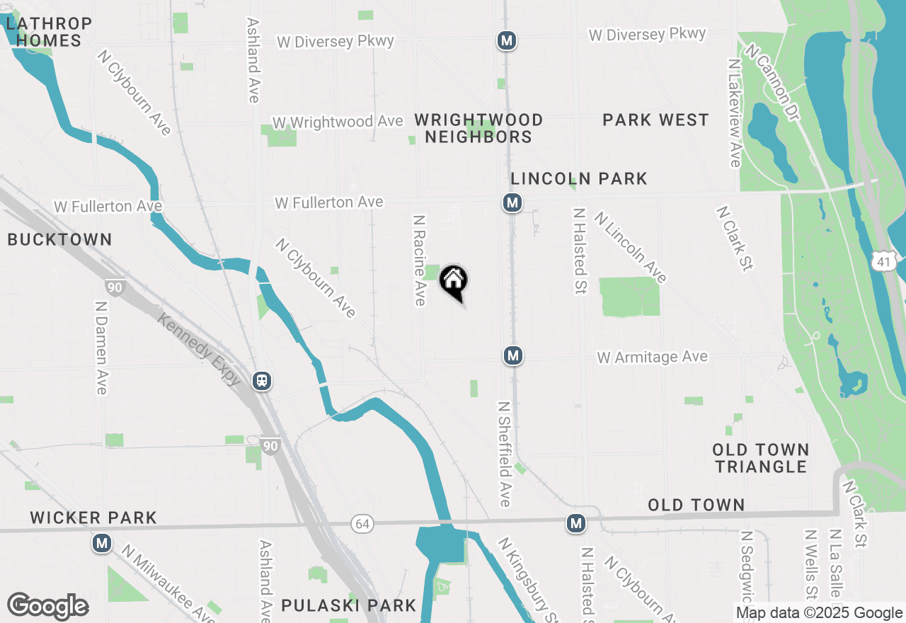 Map of 2112 N Seminary Avenue #19, Chicago, IL 60614