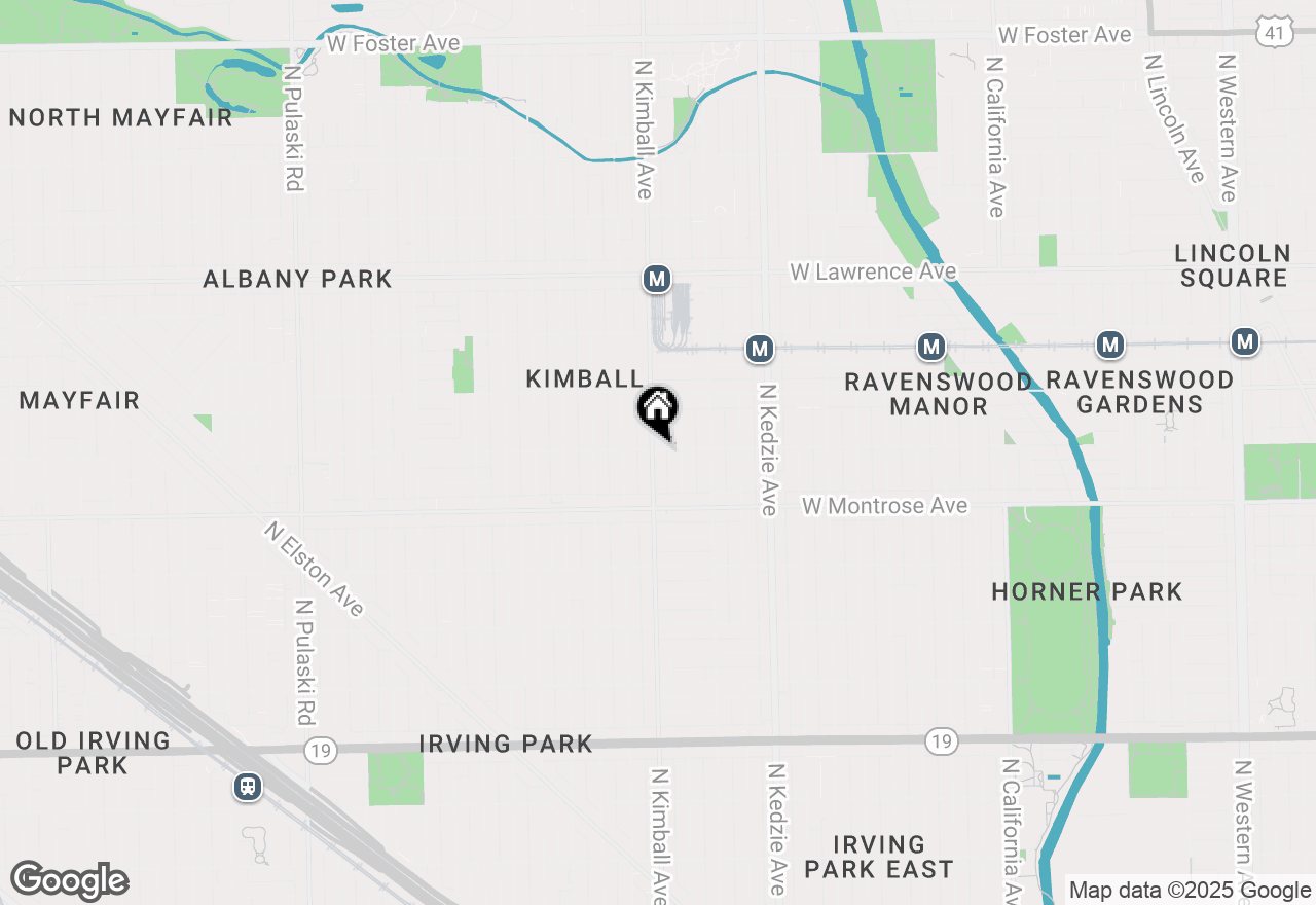Map of 3353 W Sunnyside Avenue #3, Chicago, IL 60625