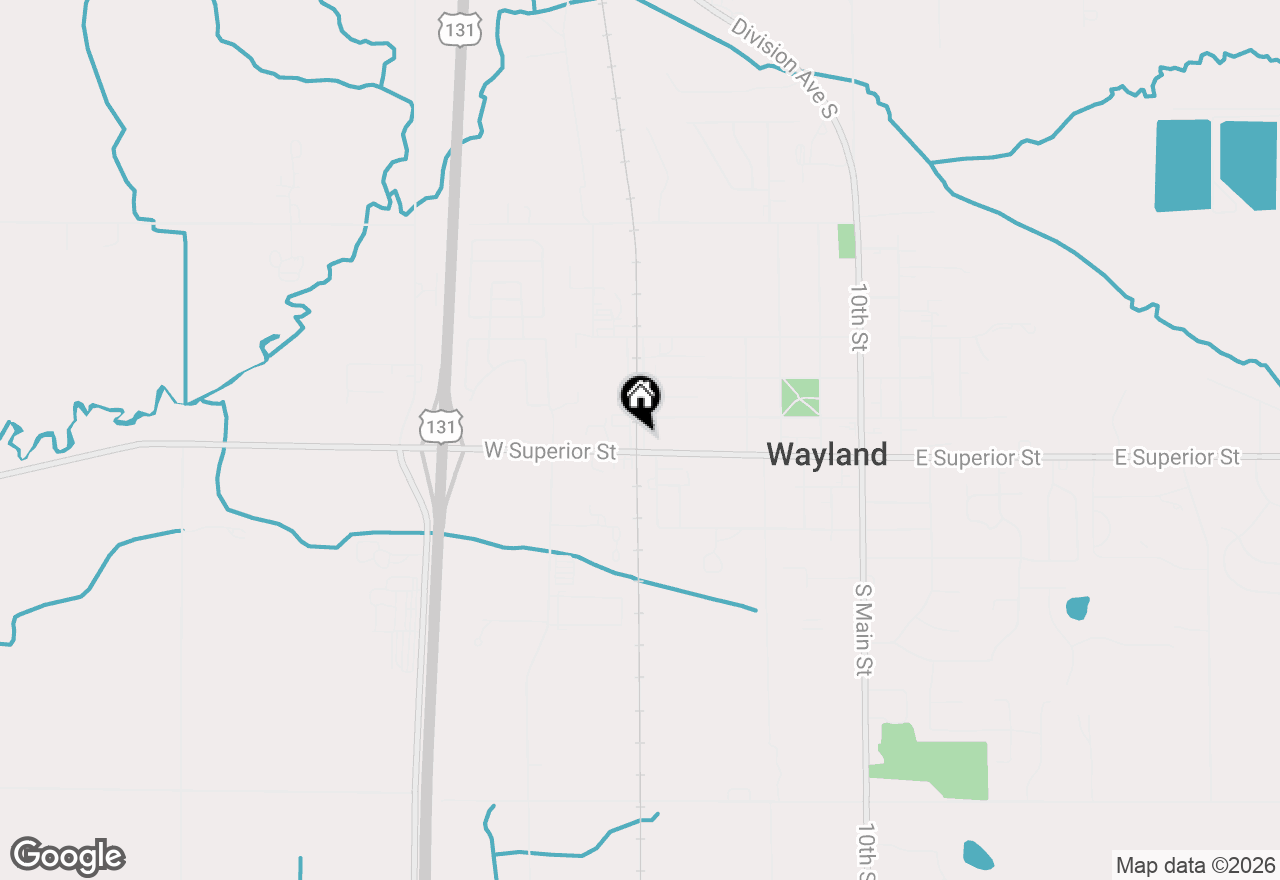 Map of 702 W Superior Street, Wayland, MI 49348