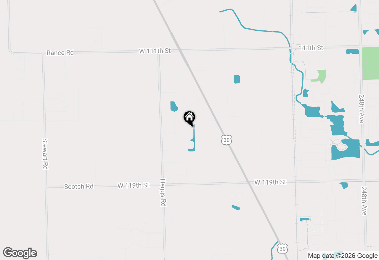 Map of 11545 S Kristi Drive, Plainfield, IL 60585