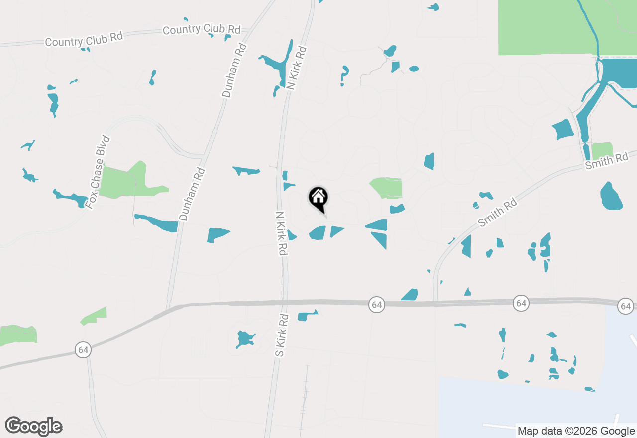Map of 710 Riding Lane, St. Charles, IL 60174