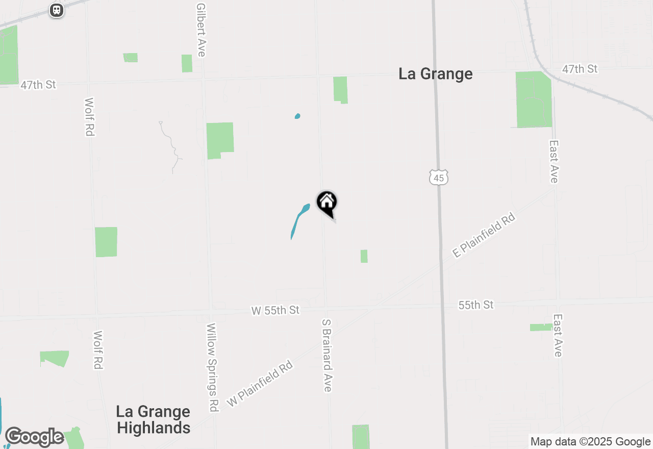 Map of 1001 S Brainard Avenue, La Grange, IL 60525