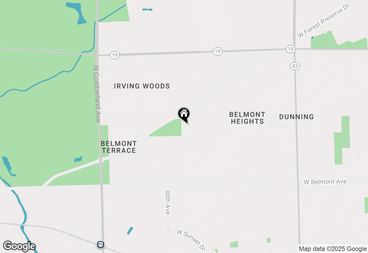 Map of 3537 N Orange Avenue #2, Chicago, IL 60634