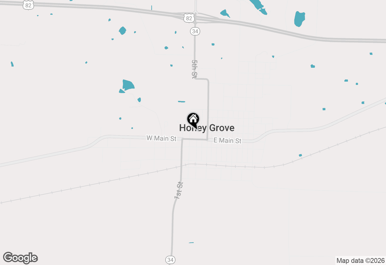 Map of 508 N 2nd Street, Honey Grove, TX 75446