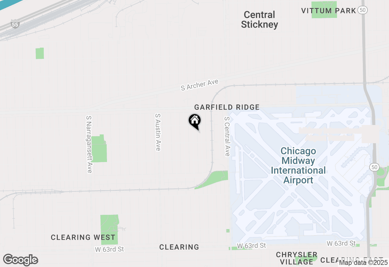 Map of 5629 S Menard Avenue, Chicago, IL 60638