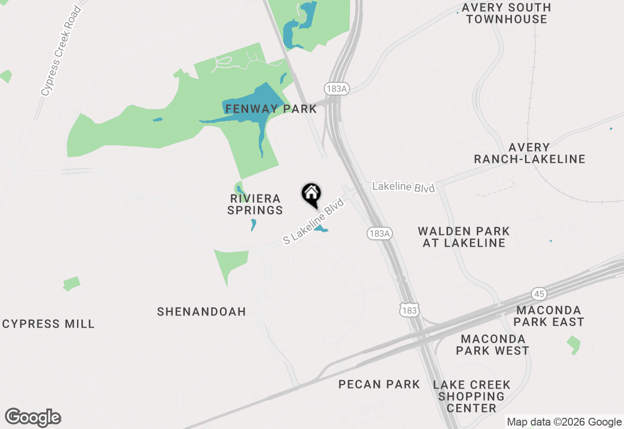 Map of 2900 S Lakeline Blvd #124, Cedar Park, TX 78613