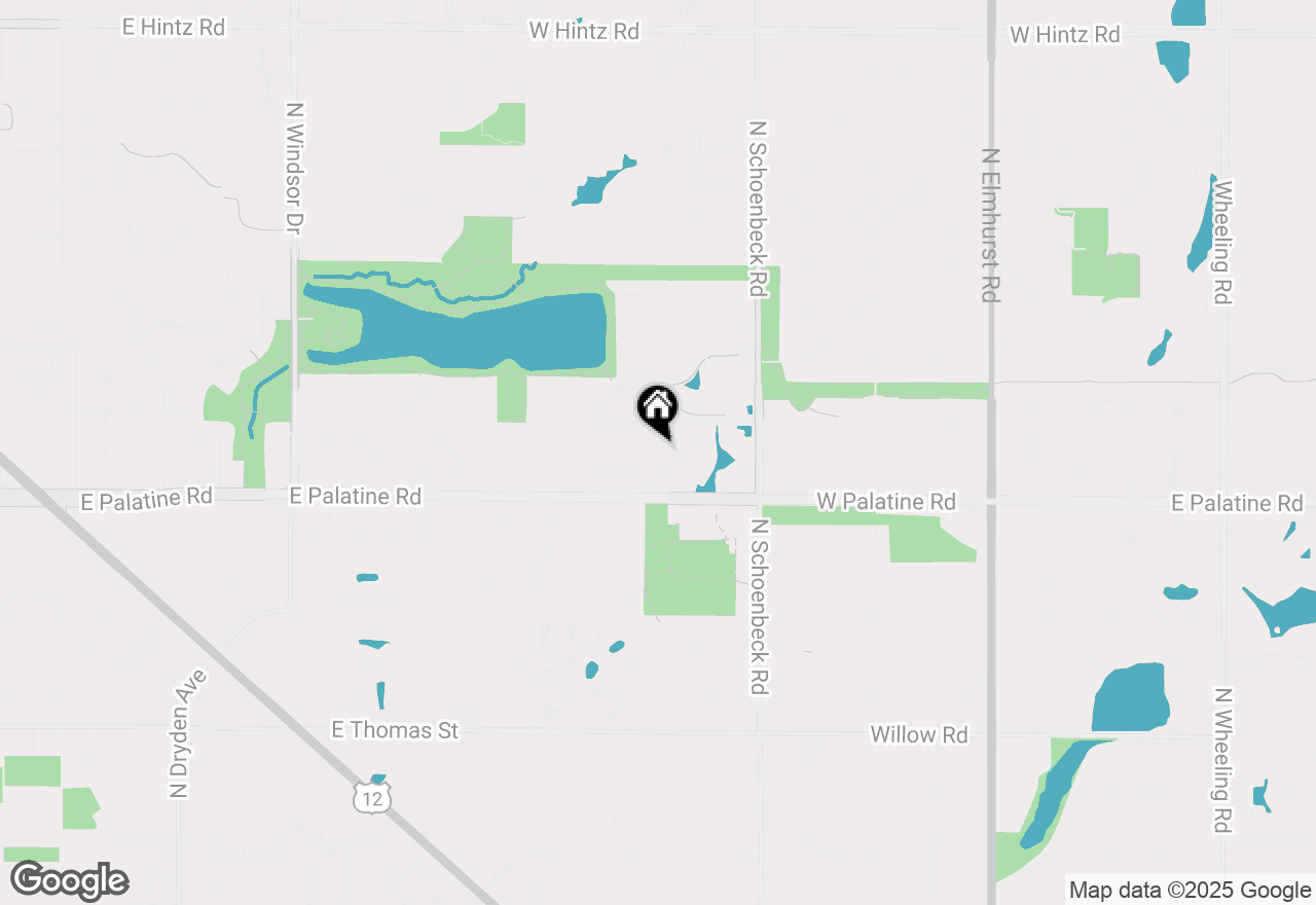 Map of 1967 N Charter Point Drive, Arlington Heights, IL 60004