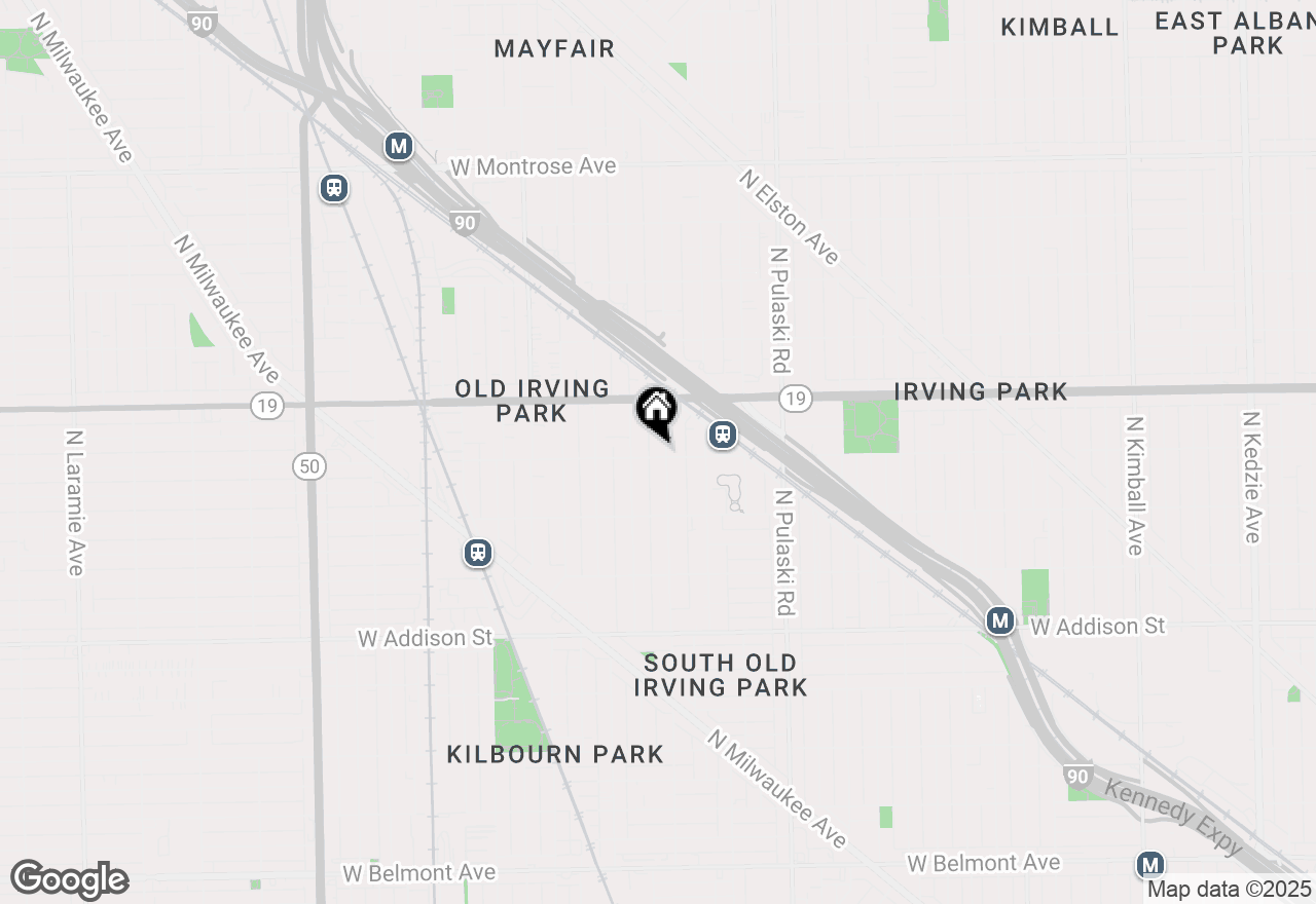 Map of 3900 N Keeler Avenue, Chicago, IL 60641