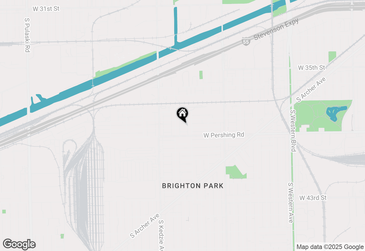 Map of 3034 W 38th Place, Chicago, IL 60632