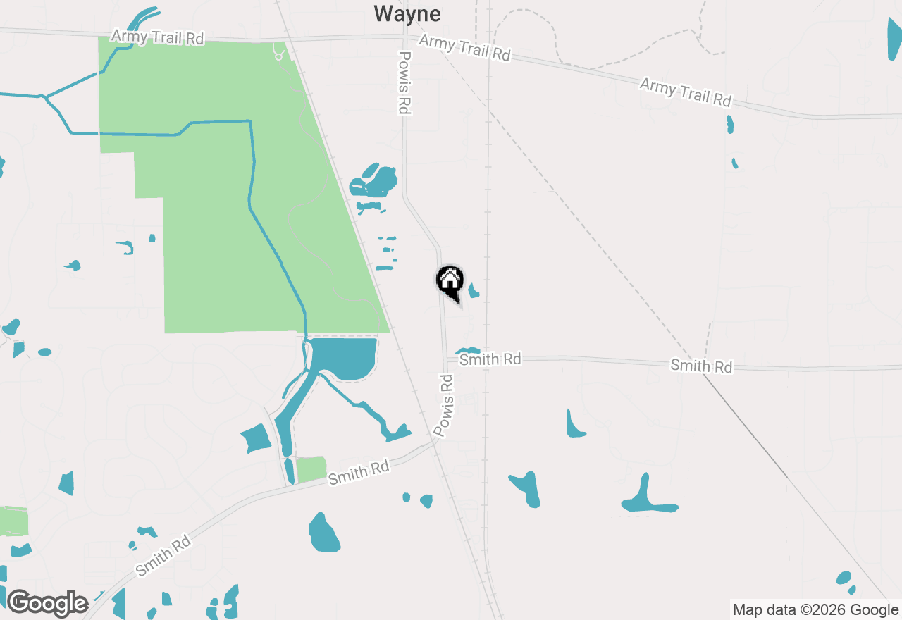 Map of 31W653 Nicholas Drive, Wayne, IL 60184