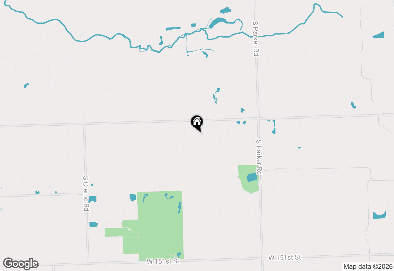 Map of 12808 W Timber Lane, Homer Glen, IL 60491