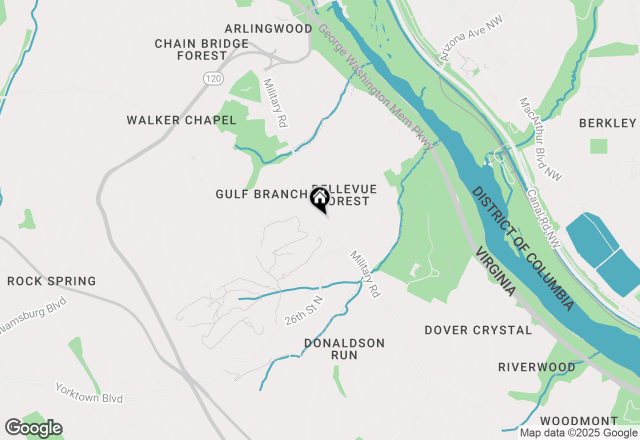 Map of 3154 N Quincy Street, Arlington, VA 22207