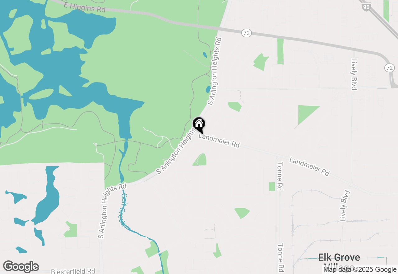 Map of 109 Landmeier Road, Elk Grove Village, IL 60007