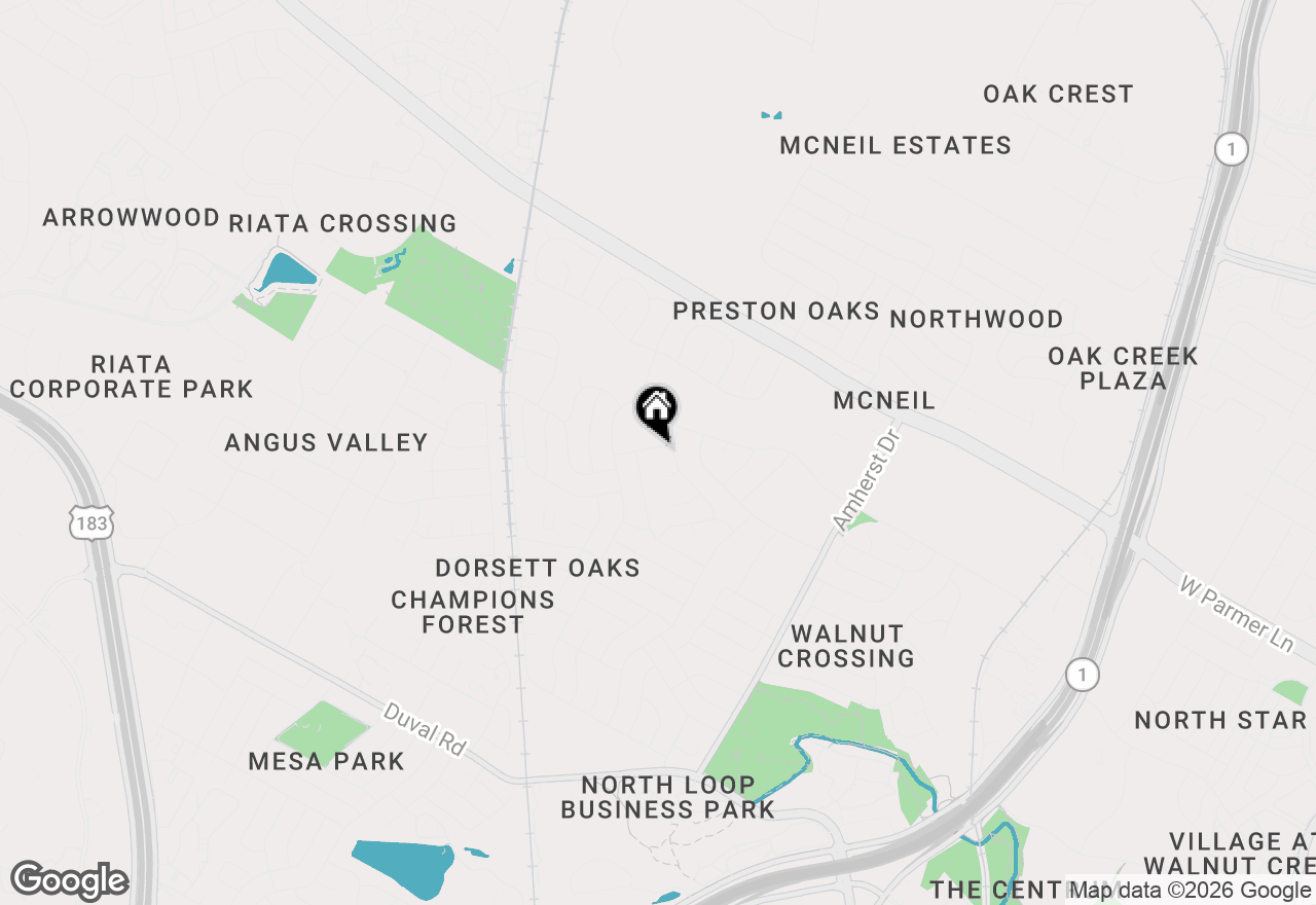 Map of 4411 Cumbria Ln, Austin, TX 78727