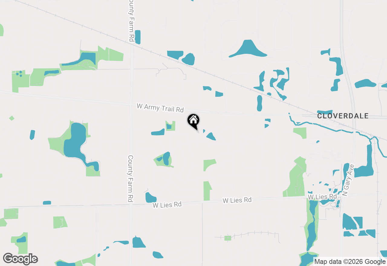 Map of 1192 Scott Court, Carol Stream, IL 60188