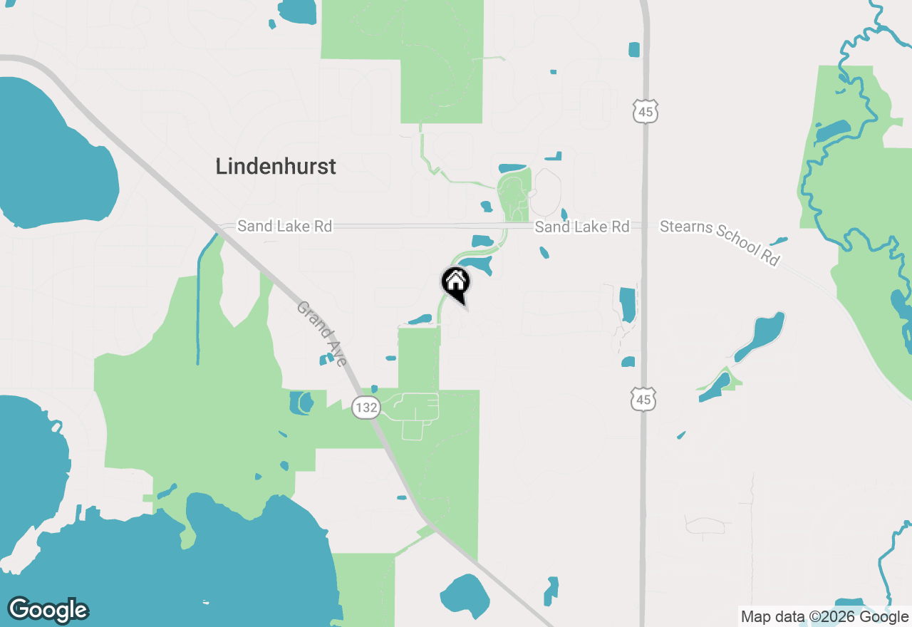 Map of 447 Ashwood Court, Lindenhurst, IL 60046