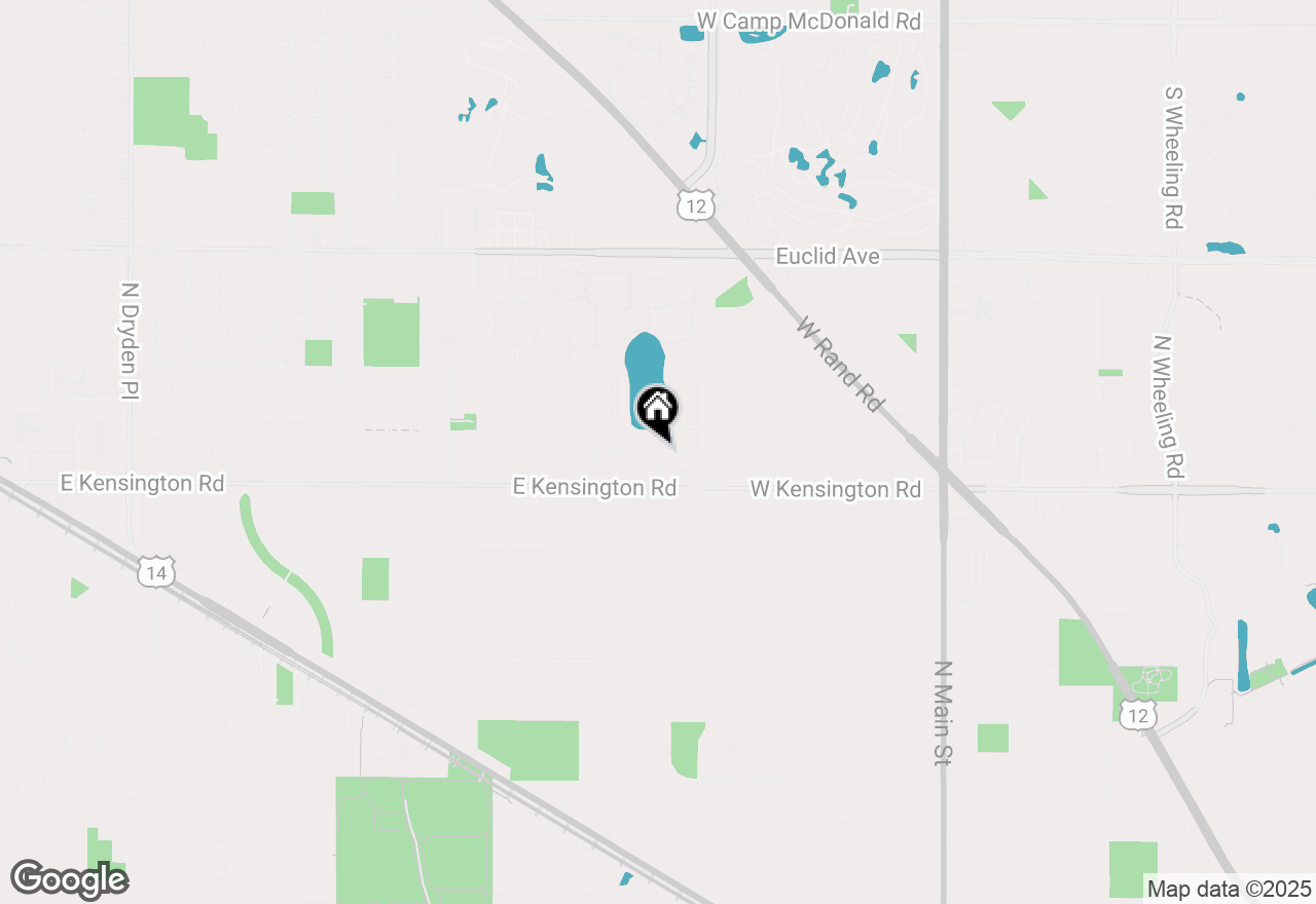 Map of 2812 E Bel Aire Drive #303, Arlington Heights, IL 60004