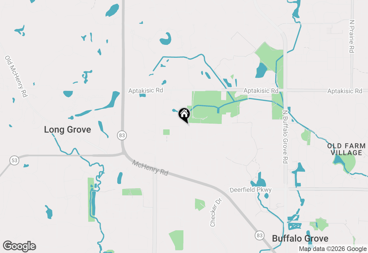 Map of 993 Knollwood Drive, Buffalo Grove, IL 60089